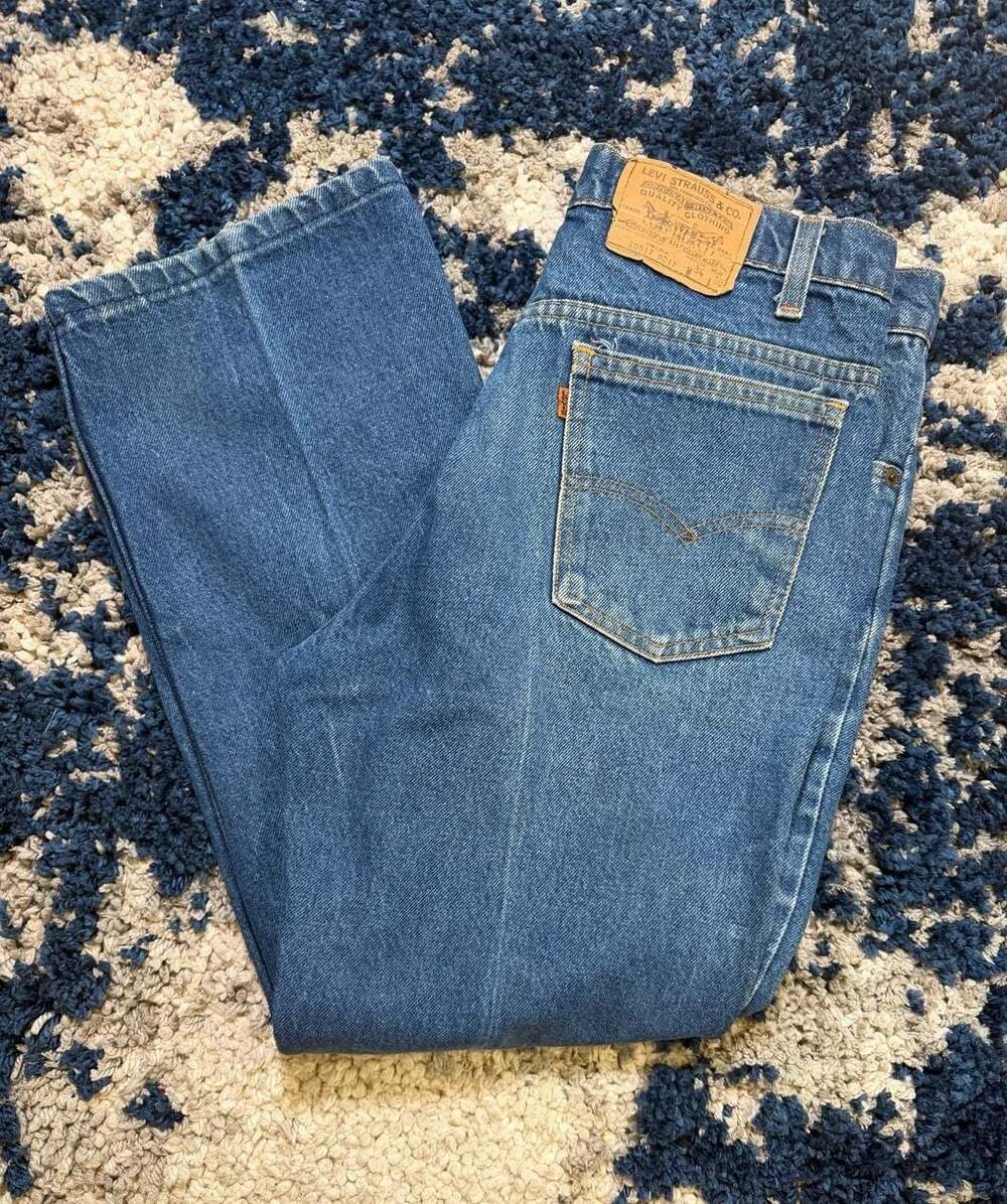 Vintage Levi's 20517 Orange Tab Bootcut Jeans 34x30